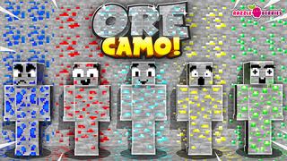 Thumbnail of the Minecraft Bedrock Marketplace product Ore Camo! created by Razzleberries.