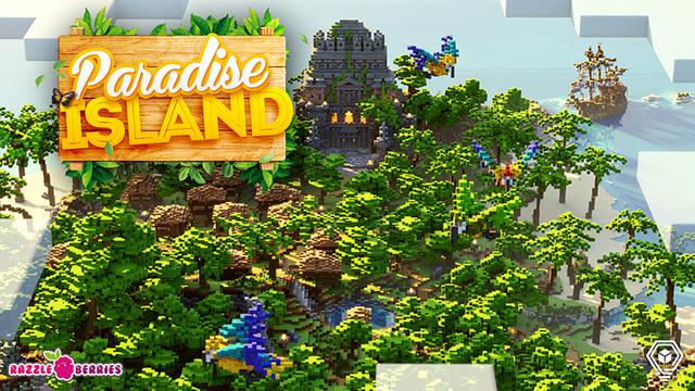 Thumbnail of the Minecraft Bedrock Marketplace product Paradise Island created by Razzleberries.