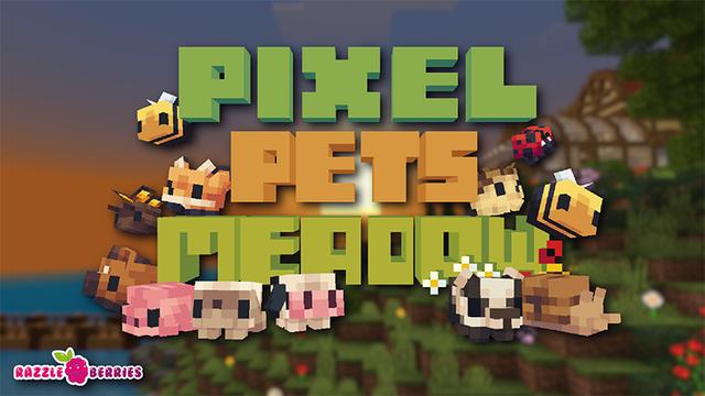Thumbnail of the Minecraft Bedrock Marketplace product Pixel Pets Meadow created by Razzleberries.