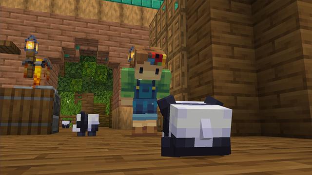 Screenshot of the Minecraft Bedrock Marketplace product Pixel Pets: Ocean created by Razzleberries.
