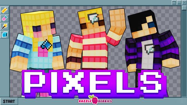 Thumbnail of the Minecraft Bedrock Marketplace product Pixels created by Razzleberries.