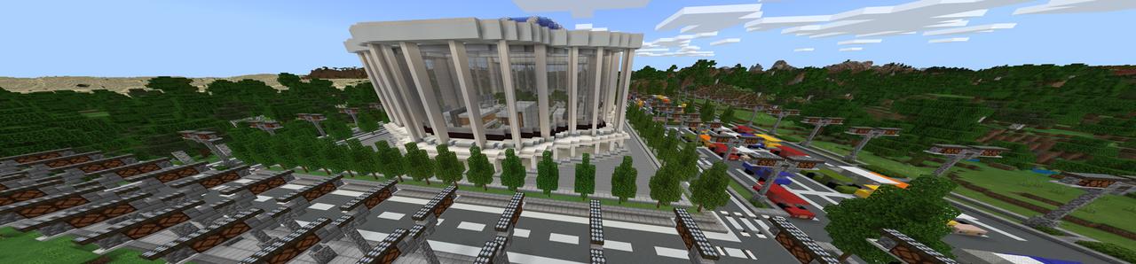 Panorama of the Minecraft Bedrock Marketplace product Port a Base created by Razzleberries.