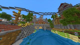 Screenshot of the Minecraft Bedrock Marketplace product Port City created by Razzleberries.