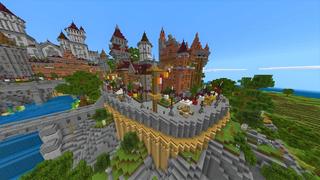 Screenshot of the Minecraft Bedrock Marketplace product Port City created by Razzleberries.