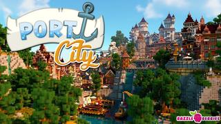 Thumbnail of the Minecraft Bedrock Marketplace product Port City created by Razzleberries.