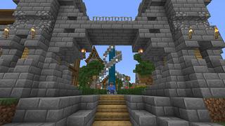 Screenshot of the Minecraft Bedrock Marketplace product Port Island created by Razzleberries.