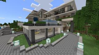 Screenshot of the Minecraft Bedrock Marketplace product Portal to Millionaire Mansion created by Razzleberries.