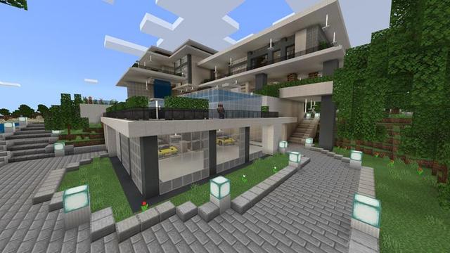 Screenshot of the Minecraft Bedrock Marketplace product Portal to Millionaire Mansion created by Razzleberries.