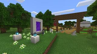 Screenshot of the Minecraft Bedrock Marketplace product Portal to Millionaire's Bunker created by Razzleberries.