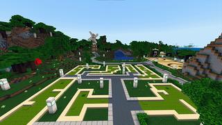 Screenshot of the Minecraft Bedrock Marketplace product Private Hill Mansion created by Razzleberries.