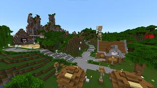 Screenshot of the Minecraft Bedrock Marketplace product Private Hill Mansion created by Razzleberries.