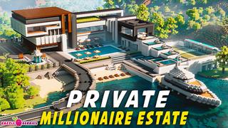 Thumbnail of the Minecraft Bedrock Marketplace product Private Millionaire Estate created by Razzleberries.