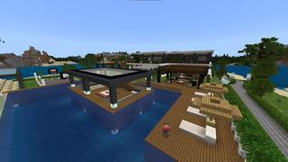 Screenshot of the Minecraft Bedrock Marketplace product Private Millionaire Island created by Razzleberries.