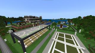 Screenshot of the Minecraft Bedrock Marketplace product Private Millionaire Island created by Razzleberries.