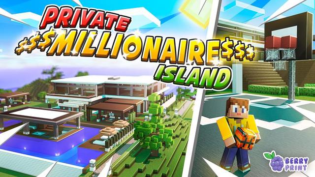 Thumbnail of the Minecraft Bedrock Marketplace product Private Millionaire Island created by Razzleberries.