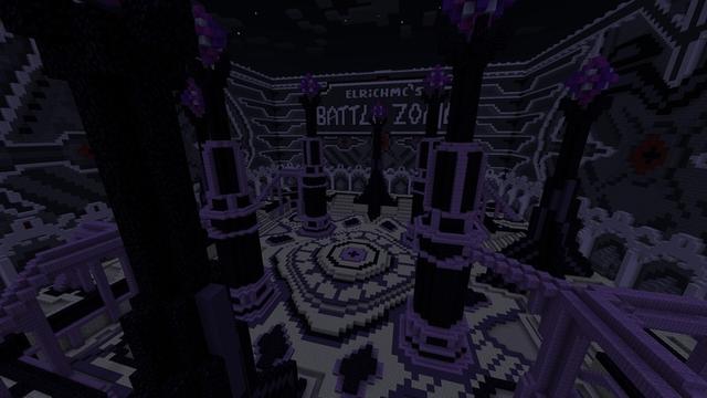 Screenshot of the Minecraft Bedrock Marketplace product PvP Training Zone created by Razzleberries.