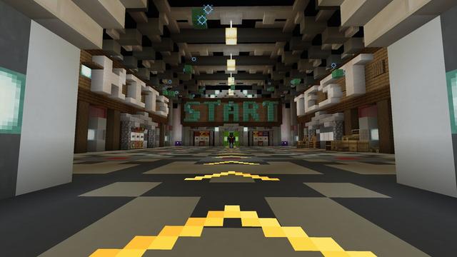 Screenshot of the Minecraft Bedrock Marketplace product PvP Training Zone created by Razzleberries.
