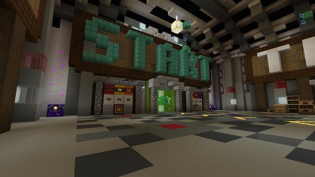 Screenshot of the Minecraft Bedrock Marketplace product PvP Training Zone created by Razzleberries.