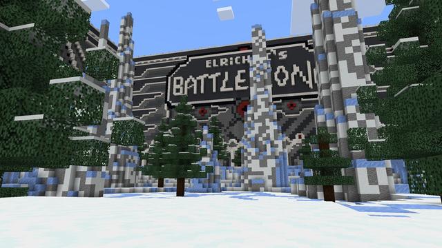 Screenshot of the Minecraft Bedrock Marketplace product PvP Training Zone created by Razzleberries.