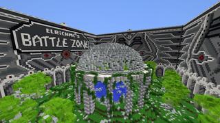 Screenshot of the Minecraft Bedrock Marketplace product PvP Training Zone created by Razzleberries.