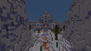 Screenshot of the Minecraft Bedrock Marketplace product Pyramidion created by Razzleberries.