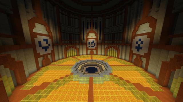 Screenshot of the Minecraft Bedrock Marketplace product Pyramidion created by Razzleberries.