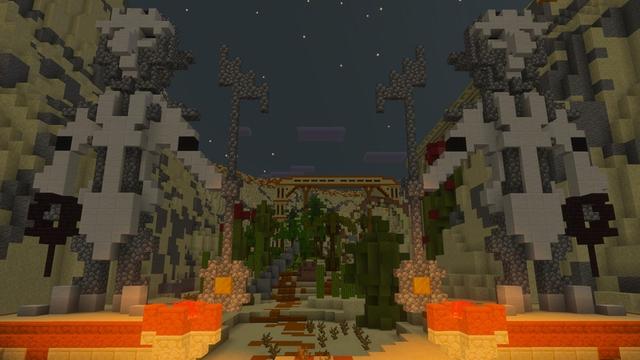 Screenshot of the Minecraft Bedrock Marketplace product Pyramidion created by Razzleberries.