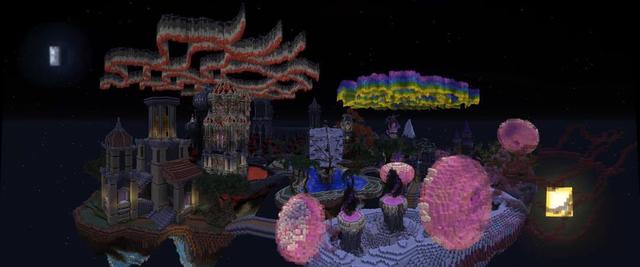 Panorama of the Minecraft Bedrock Marketplace product Questland created by Razzleberries.