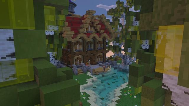 Screenshot of the Minecraft Bedrock Marketplace product Questland created by Razzleberries.