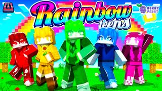 Thumbnail of the Minecraft Bedrock Marketplace product Rainbow Teens created by Razzleberries.