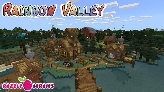 Thumbnail of the Minecraft Bedrock Marketplace product Rainbow Valley created by Razzleberries.
