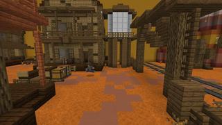 Screenshot of the Minecraft Bedrock Marketplace product Raining Arrows created by Razzleberries.