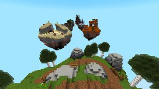 Screenshot of the Minecraft Bedrock Marketplace product Realistic Skyblock created by Razzleberries.