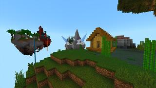 Screenshot of the Minecraft Bedrock Marketplace product Realistic Skyblock created by Razzleberries.