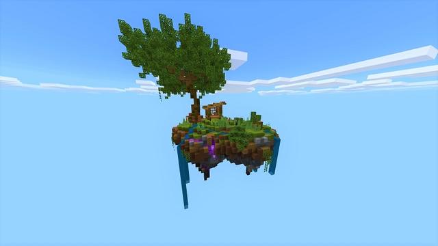 Screenshot of the Minecraft Bedrock Marketplace product Realistic Skyblock created by Razzleberries.