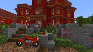 Screenshot of the Minecraft Bedrock Marketplace product Redstone Mansion created by Razzleberries.