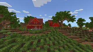 Screenshot of the Minecraft Bedrock Marketplace product Redstone Mansion created by Razzleberries.