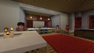 Screenshot of the Minecraft Bedrock Marketplace product Redstone Mansion created by Razzleberries.