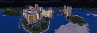 Panorama of the Minecraft Bedrock Marketplace product Roleplay: Big City created by Razzleberries.