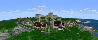 Panorama of the Minecraft Bedrock Marketplace product Roleplay: Hospital created by Razzleberries.