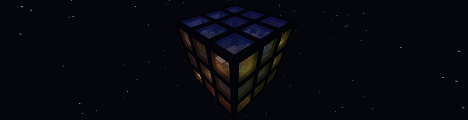 Panorama of the Minecraft Bedrock Marketplace product Rubrick Cube Challenge created by Razzleberries.