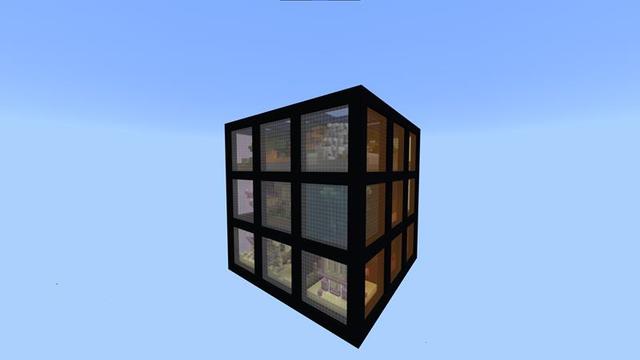 Screenshot of the Minecraft Bedrock Marketplace product Rubrick Cube Challenge created by Razzleberries.