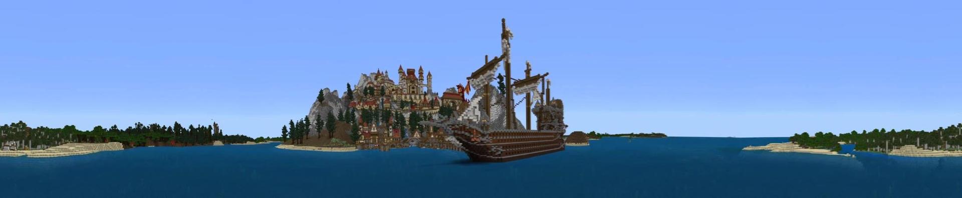 Panorama of the Minecraft Bedrock Marketplace product Ruby Port created by Razzleberries.