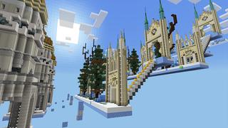 Screenshot of the Minecraft Bedrock Marketplace product Run Lucky Block created by Razzleberries.