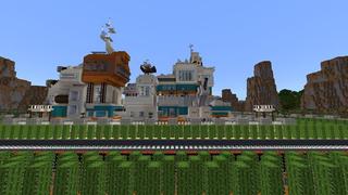 Screenshot of the Minecraft Bedrock Marketplace product Safest House Ever created by Razzleberries.