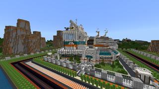 Screenshot of the Minecraft Bedrock Marketplace product Safest House Ever created by Razzleberries.