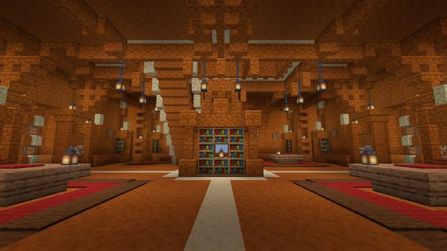 Screenshot of the Minecraft Bedrock Marketplace product Sand City created by Razzleberries.
