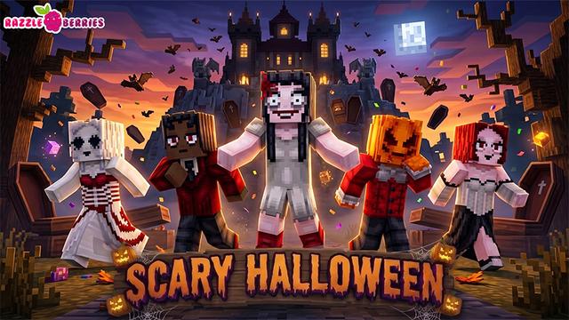 Thumbnail of the Minecraft Bedrock Marketplace product Scary Halloween created by Razzleberries.