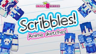 Thumbnail of the Minecraft Bedrock Marketplace product Scribbles: Anime Sketches created by Razzleberries.