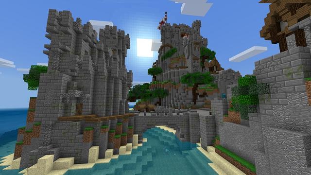 Screenshot of the Minecraft Bedrock Marketplace product Seaview Castle created by Razzleberries.